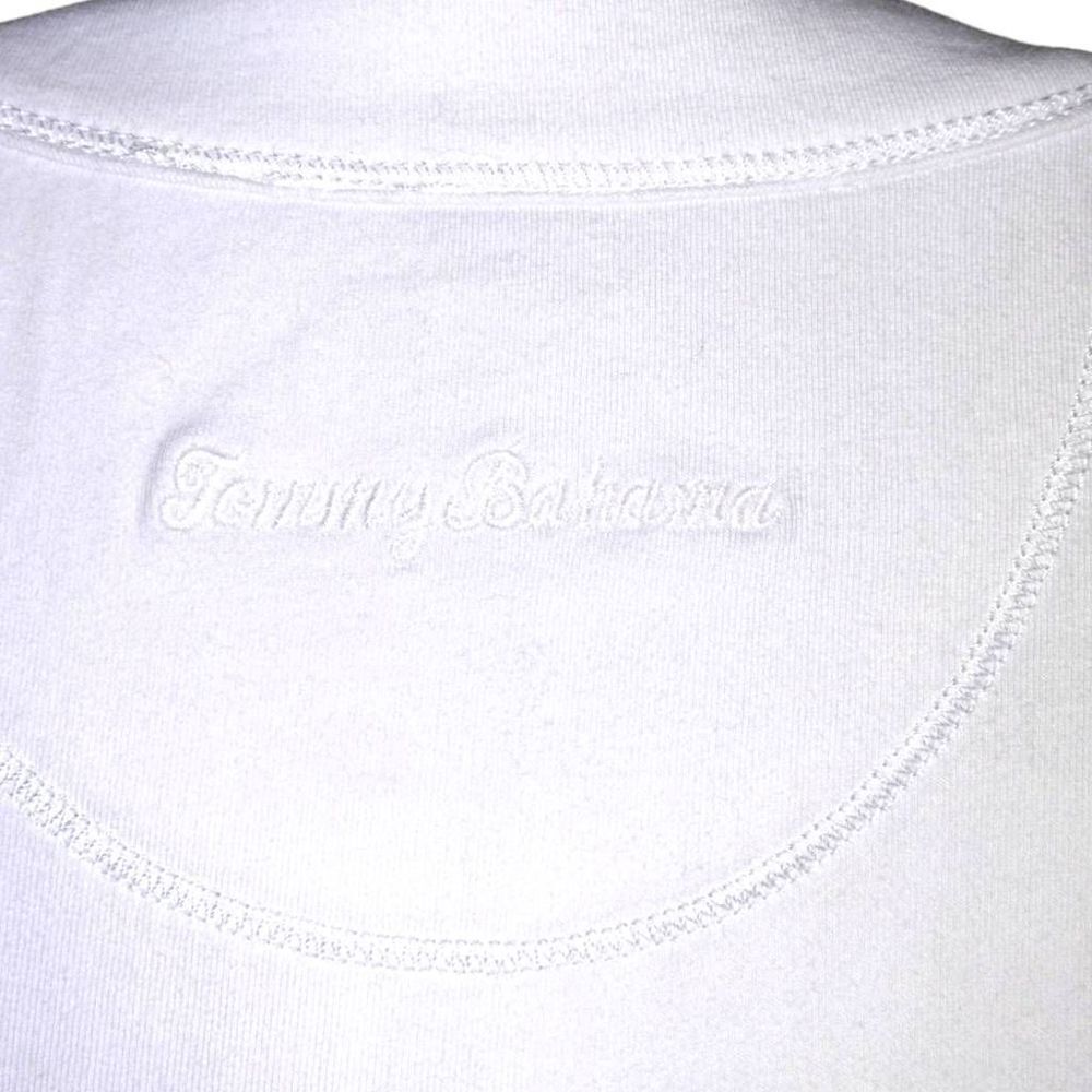 Tommy Bahama Women's Pullover 1/2 Zip Floral Embroidery White Size Small - Picture 7 of 11